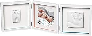 Baby Sweet Memories Photo Double Frame with Clay | Safe & Easy DIY Handprint Kit – No Baking Needed, Baby Skin-Safe