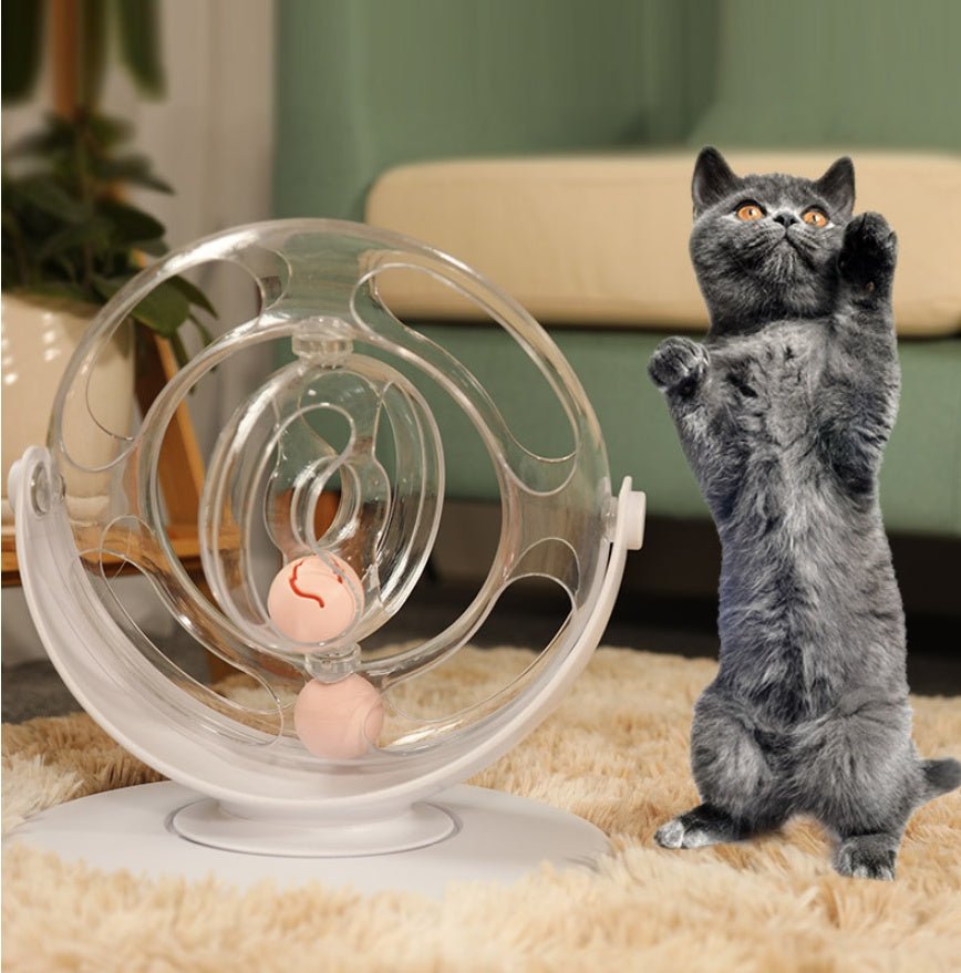 Funny Cat Turntable Educational Toy - Interactive PC/ABC Material