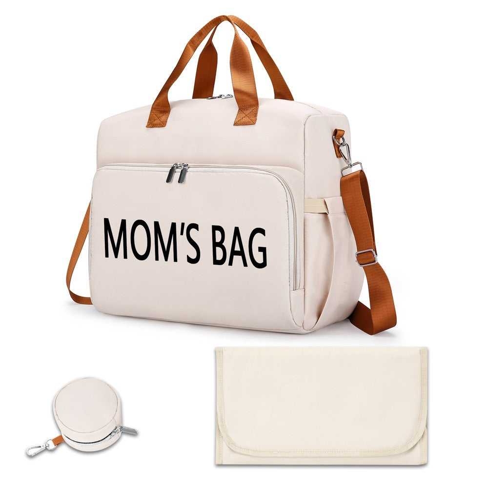 Large Capacity Multifunctional Three-Purpose Diagonal Insulated Mother and Baby Bag