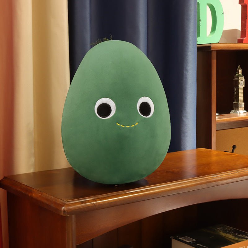 Cute Avocado Plush Toy - Soft Stuffed Doll for Kids, Baby, and Home Decor