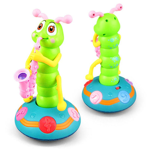 Electric Cute Worm Dancing Music Toy with Lights – Interactive Children’s Gift