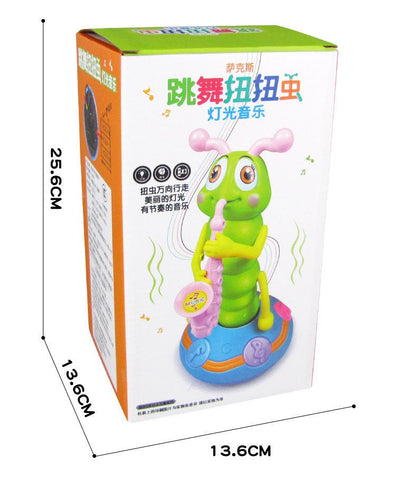 Electric Cute Worm Dancing Music Toy with Lights – Interactive Children’s Gift