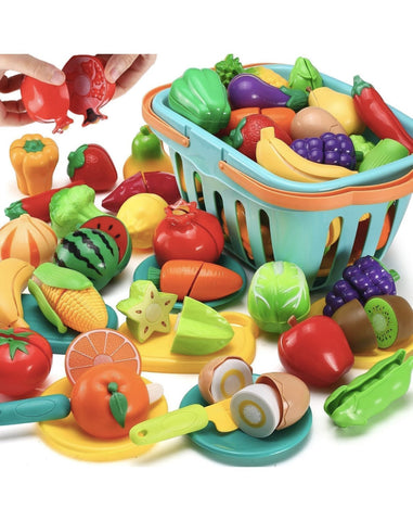 Food Toy Set for Kids – Pretend Play Cooking and Learning Fun