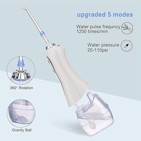 H2O Oral Irrigator - Powerful & Gentle Dental Water Flosser for All Ages