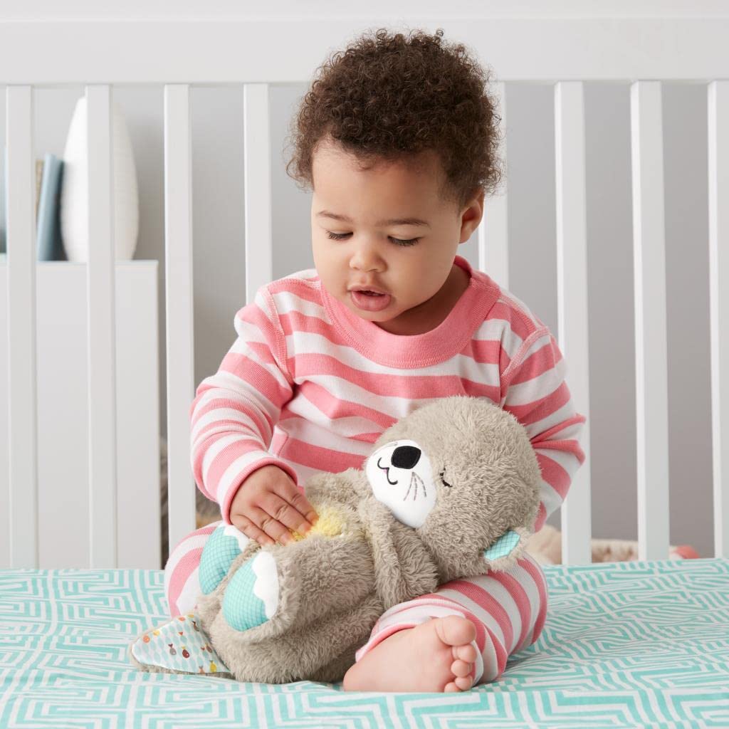 Baby Breathing Bear | Adorable Plush Otter Design for Cuddling, Comfort & Playtime