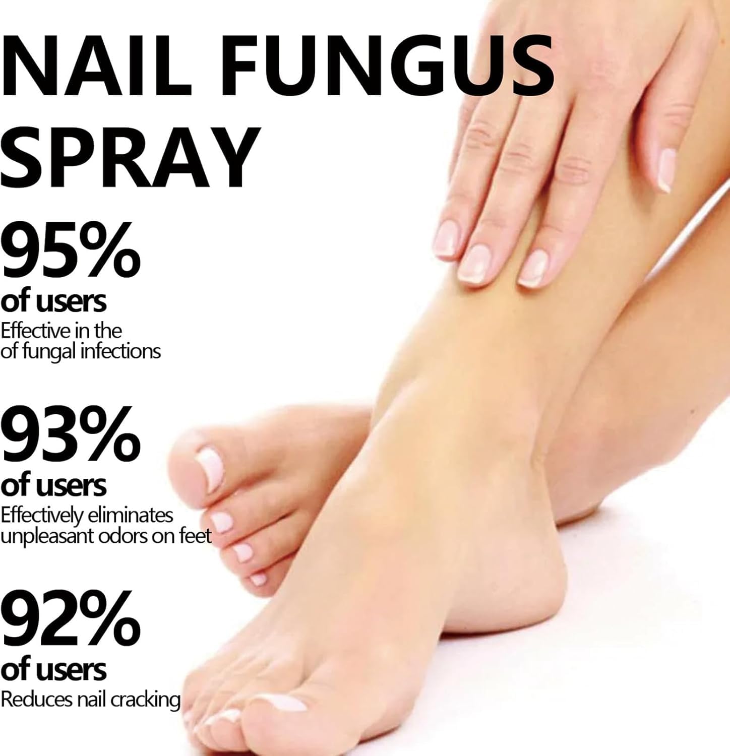 Nail Fungus Spray | Advanced Toenail Fungus Treatment & Nail Strengthener | Restore Healthy Nails with 100ml Antifungal Foot & Nail Spray