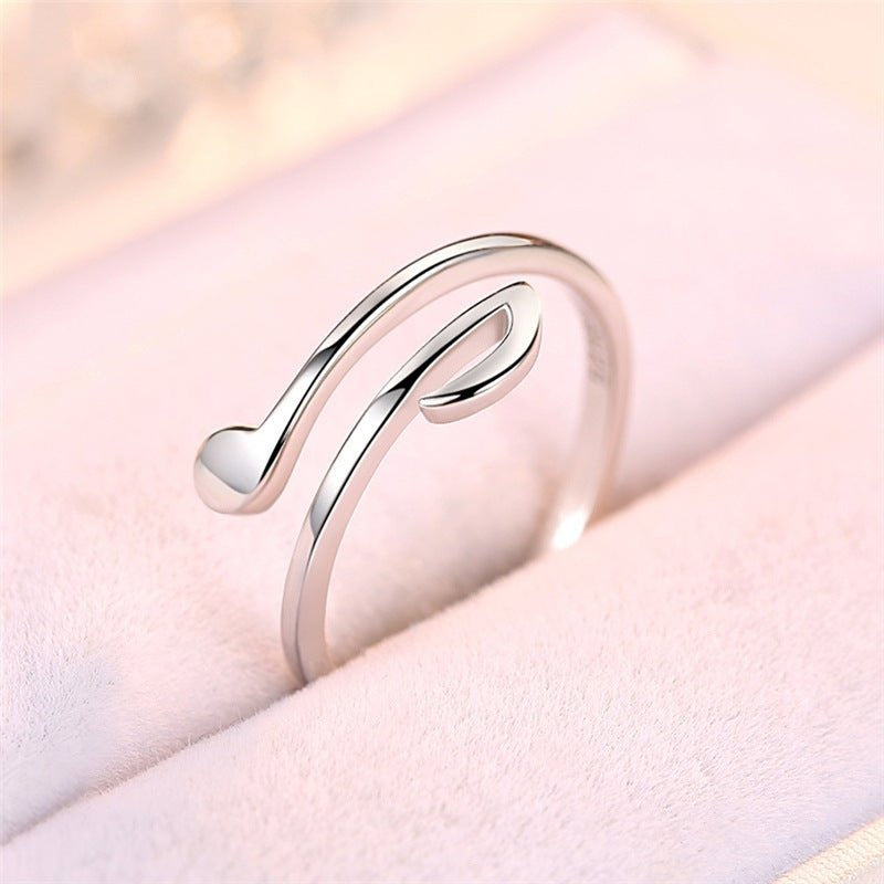 Luxury Adjustable Music Rings - Geometric Wedding Ring for Women