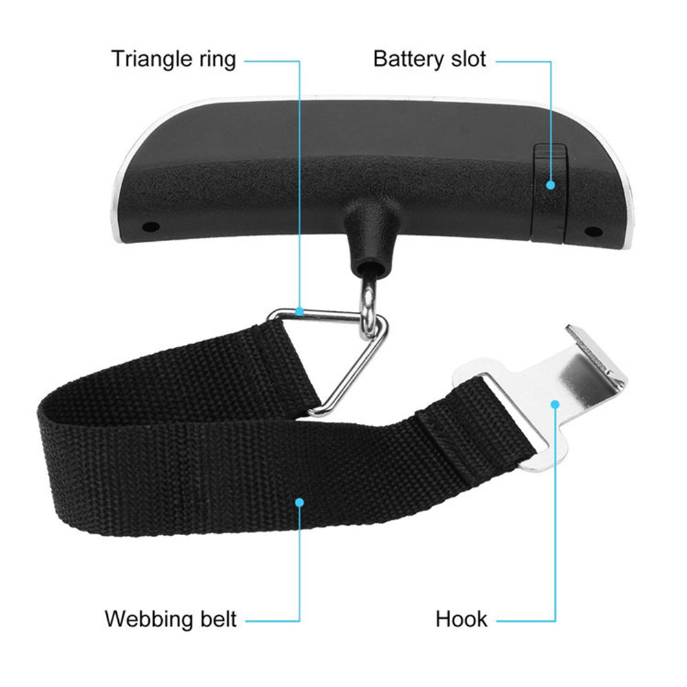 Electronic Luggage Scale | 50kg Capacity, Precise Weight, Travel-Friendly