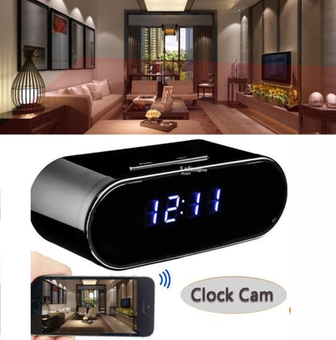 Baby Monitoring Clock – Wireless Surveillance Camera with Alarm & Night Vision