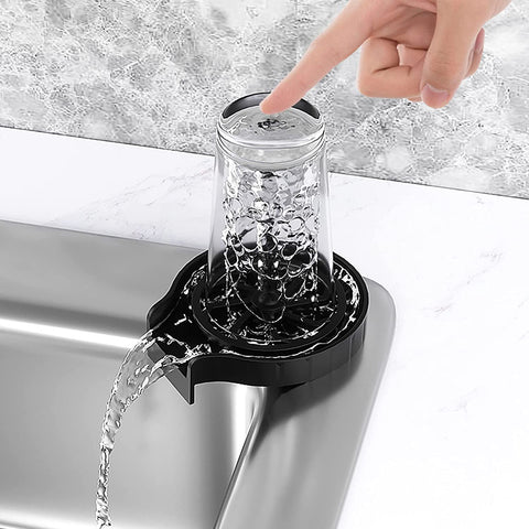 Sink Faucet Washer | Multi-Angle Cup Washer for Quick & Efficient Cleaning, Easy DIY Installation for Kitchen Faucets