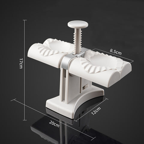 Automatic Dumpling Machine |  Double Head Food Grade Stainless Steel Dumpling Maker for Quick and Easy Cooking